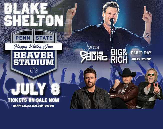 Cat Country 96 Welcomes Blake Shelton and Chris Young to Happy Valley ...